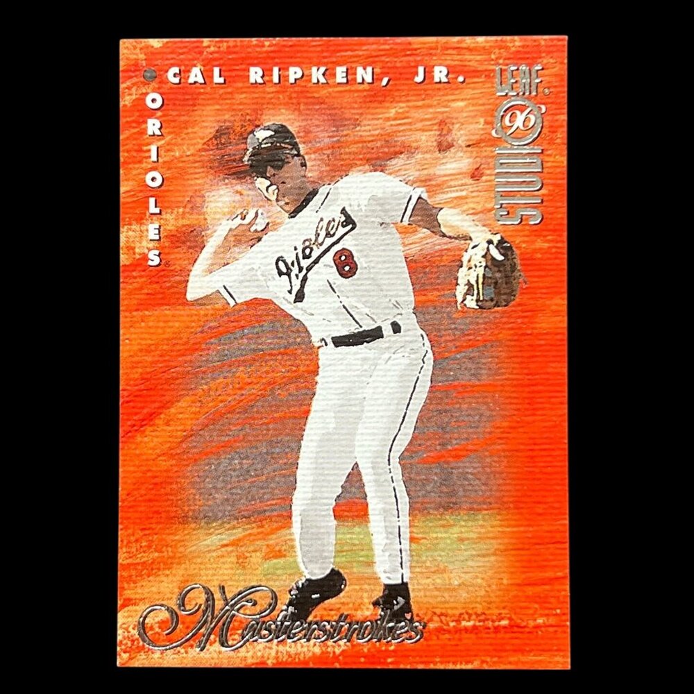 Cal Ripken Jr. 1996 Leaf Studio #5 - Masterstrokes Insert - #3029/5000 - NM